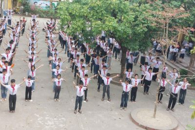 SÔI NỔI NGÀY HỘI VÕ NHẠC VOVINAM TẠI TRƯỜNG TIỂU HỌC HIỂN KHÁNH